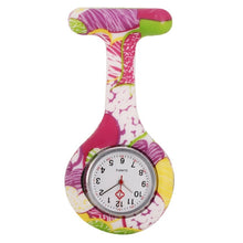 Load image into Gallery viewer, Pocket Watch Clip-on Fob Quartz Brooch Hanging Rubber Silicone Nurse Watch Fashion Casual Men Women Unisex relogio feminino saat