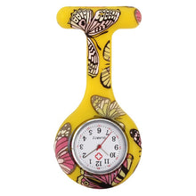 Load image into Gallery viewer, Pocket Watch Clip-on Fob Quartz Brooch Hanging Rubber Silicone Nurse Watch Fashion Casual Men Women Unisex relogio feminino saat
