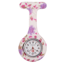 Load image into Gallery viewer, Pocket Watch Clip-on Fob Quartz Brooch Hanging Rubber Silicone Nurse Watch Fashion Casual Men Women Unisex relogio feminino saat