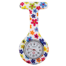 Load image into Gallery viewer, Pocket Watch Clip-on Fob Quartz Brooch Hanging Rubber Silicone Nurse Watch Fashion Casual Men Women Unisex relogio feminino saat