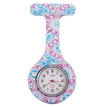 Load image into Gallery viewer, Pocket Watch Clip-on Fob Quartz Brooch Hanging Rubber Silicone Nurse Watch Fashion Casual Men Women Unisex relogio feminino saat