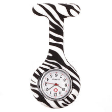 Load image into Gallery viewer, Pocket Watch Clip-on Fob Quartz Brooch Hanging Rubber Silicone Nurse Watch Fashion Casual Men Women Unisex relogio feminino saat