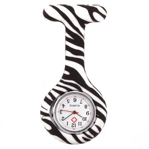 Pocket Watch Clip-on Fob Quartz Brooch Hanging Rubber Silicone Nurse Watch Fashion Casual Men Women Unisex relogio feminino saat