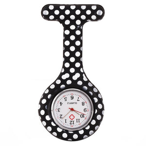 Pocket Watch Clip-on Fob Quartz Brooch Hanging Rubber Silicone Nurse Watch Fashion Casual Men Women Unisex relogio feminino saat