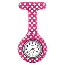 Load image into Gallery viewer, Pocket Watch Clip-on Fob Quartz Brooch Hanging Rubber Silicone Nurse Watch Fashion Casual Men Women Unisex relogio feminino saat