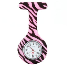 Load image into Gallery viewer, Pocket Watch Clip-on Fob Quartz Brooch Hanging Rubber Silicone Nurse Watch Fashion Casual Men Women Unisex relogio feminino saat