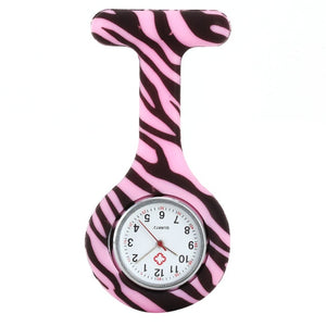 Pocket Watch Clip-on Fob Quartz Brooch Hanging Rubber Silicone Nurse Watch Fashion Casual Men Women Unisex relogio feminino saat
