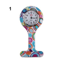 Load image into Gallery viewer, Pocket Watch Clip-on Fob Quartz Brooch Hanging Rubber Silicone Nurse Watch 2019 Casual Men Women Unisex relogio feminino saat