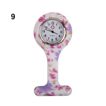 Load image into Gallery viewer, Pocket Watch Clip-on Fob Quartz Brooch Hanging Rubber Silicone Nurse Watch 2019 Casual Men Women Unisex relogio feminino saat