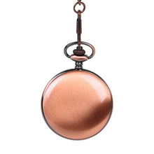 Load image into Gallery viewer, Smooth And Bright Fashion Retro Two-faced Pocket Watch Silver Pocket Watch With Necklace Pocket watch Two Colors To Choose