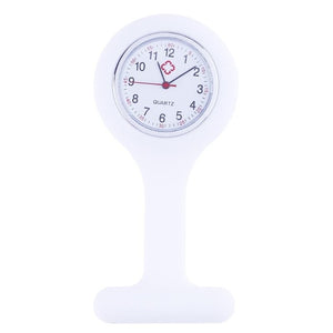 Fashion Nurses Watches Doctor Fob Pocket Watch Silicone Tunic Batteries Medical Nurse Women Watches with Clip reloj de bolsillo