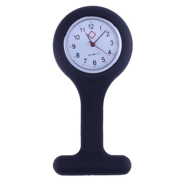 Fashion Nurses Watches Doctor Fob Pocket Watch Silicone Tunic Batteries Medical Nurse Women Watches with Clip reloj de bolsillo