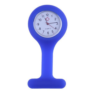 Fashion Nurses Watches Doctor Fob Pocket Watch Silicone Tunic Batteries Medical Nurse Women Watches with Clip reloj de bolsillo