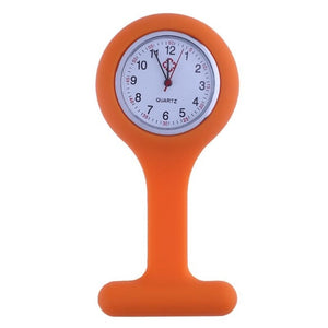 Fashion Nurses Watches Doctor Fob Pocket Watch Silicone Tunic Batteries Medical Nurse Women Watches with Clip reloj de bolsillo